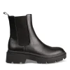 Bottines Chelsea NOIR Femme Motif Uni A Enfiler