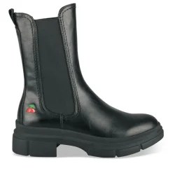 Bottines Chelsea NOIR Femme Motif Uni Elastique