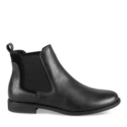 Bottines Chelsea NOIR Femme Motif Uni Elastique
