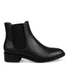 Bottines Chelsea NOIR Femme Motif Animal A Enfiler
