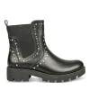 Bottines Chelsea NOIR Femme Motif Clouté A Enfiler