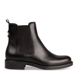 Bottines Chelsea NOIR Femme CUIR A Enfiler