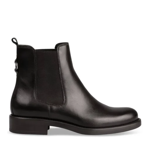 Bottines Chelsea NOIR Femme CUIR A Enfiler
