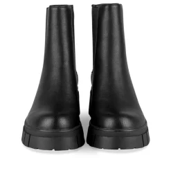 Bottines Chelsea NOIR Femme Motif Uni A Enfiler