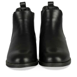 Bottines Chelsea NOIR Femme Motif Uni A Enfiler