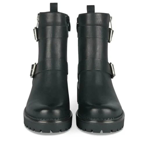 Bottines Chelsea NOIR Femme Motif Uni Fermeture éclair