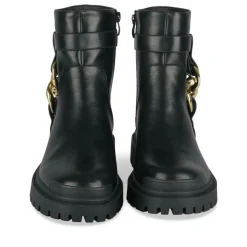 Bottines Chelsea NOIR Femme Motif Chaîne Fermeture éclair