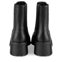 Bottines Chelsea NOIR Femme Motif Uni A Enfiler