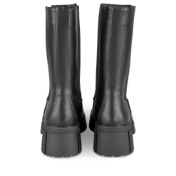 Bottines Chelsea NOIR Femme Motif Uni A Enfiler