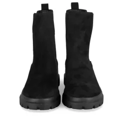 Bottines Chelsea NOIR Femme Motif Uni Elastique