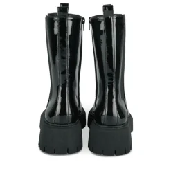 Bottines Chelsea NOIR Femme Motif Uni Fermeture éclair