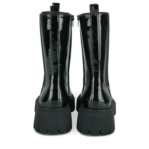 Bottines Chelsea NOIR Femme Motif Uni Fermeture éclair