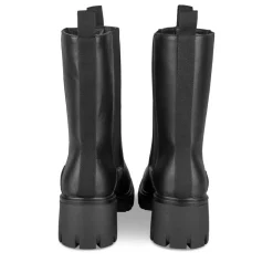 Bottines Chelsea NOIR Femme Motif Uni A Enfiler