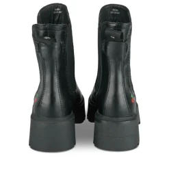 Bottines Chelsea NOIR Femme Motif Uni Elastique