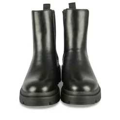 Bottines Chelsea NOIR Femme Motif Uni A Enfiler