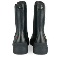 Bottines Chelsea NOIR Femme Motif Uni Elastique