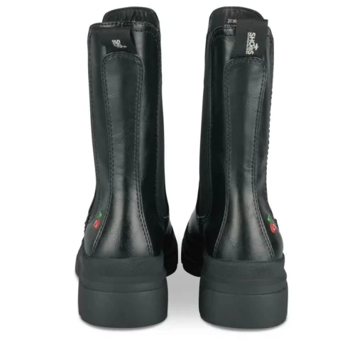 Bottines Chelsea NOIR Femme Motif Uni Elastique