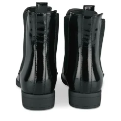 Bottines Chelsea NOIR Femme Motif Uni Elastique