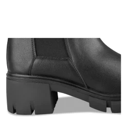 Bottines Chelsea NOIR Femme Motif Uni A Enfiler