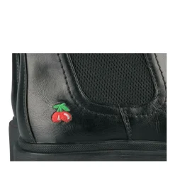 Bottines Chelsea NOIR Femme Motif Uni Elastique