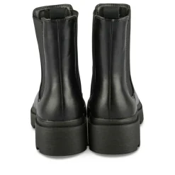 Bottines Chelsea NOIR Femme Motif Uni A Enfiler