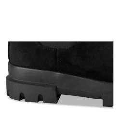 Bottines Chelsea NOIR Femme Motif Uni Elastique
