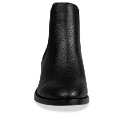 Bottines Chelsea NOIR Femme Motif Animal A Enfiler