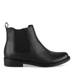 Bottines Chelsea NOIR Fille Motif Uni Fermeture éclair
