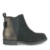 Bottines Chelsea NOIR Fille Motif Iridescent Fermeture éclair