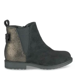 Bottines Chelsea NOIR Fille Motif Iridescent Fermeture éclair