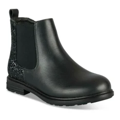 Bottines Chelsea NOIR Fille Motif Uni Fermeture éclair