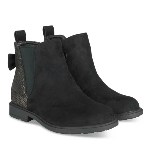 Bottines Chelsea NOIR Fille Motif Iridescent Fermeture éclair