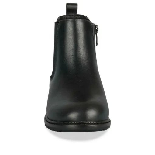 Bottines Chelsea NOIR Fille Motif Uni Fermeture éclair