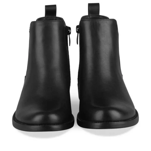 Bottines Chelsea NOIR Fille Motif Uni Fermeture éclair