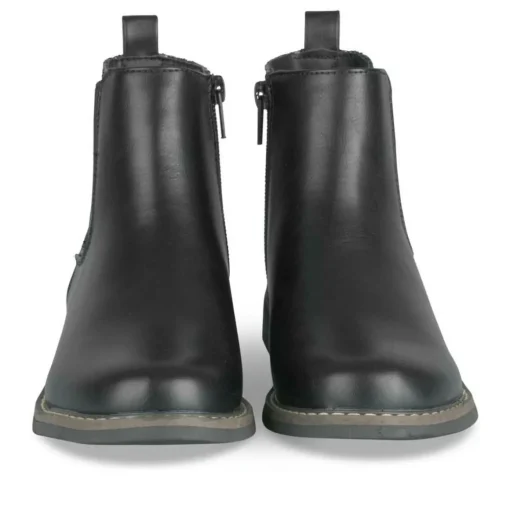 Bottines Chelsea NOIR Fille Motif Paillettes Fermeture éclair