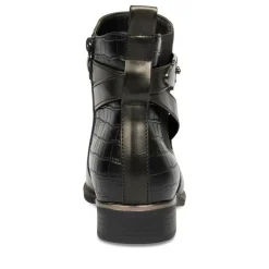 Bottines Chelsea NOIR Fille Motif Uni Fermeture éclair