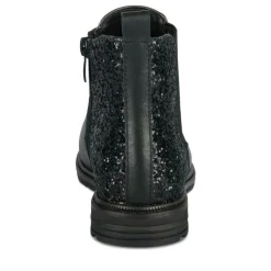 Bottines Chelsea NOIR Fille Motif Uni Fermeture éclair
