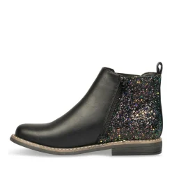 Bottines Chelsea NOIR Fille Motif Uni Fermeture éclair