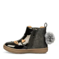 Bottines Chelsea NOIR Fille Motif Uni Fermeture éclair