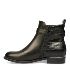 Bottines Chelsea NOIR Fille Motif Uni Fermeture éclair