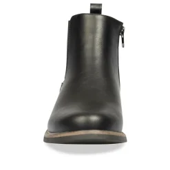 Bottines Chelsea NOIR Fille Motif Uni Fermeture éclair