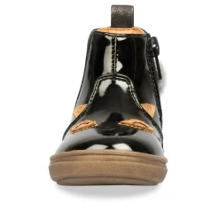 Bottines Chelsea NOIR Fille Motif Uni Fermeture éclair