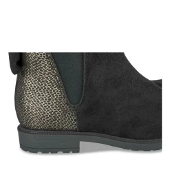 Bottines Chelsea NOIR Fille Motif Iridescent Fermeture éclair