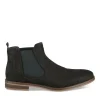 Bottines Chelsea NOIR Homme Motif Uni A Enfiler