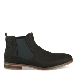 Bottines Chelsea NOIR Homme Motif Uni A Enfiler