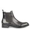 Bottines Chelsea NOIR Homme Motif Uni A Enfiler