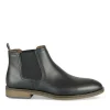 Bottines Chelsea NOIR Homme Motif Uni A Enfiler
