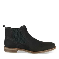 Bottines Chelsea NOIR Homme Motif Uni A Enfiler