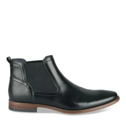 Bottines Chelsea NOIR Homme Motif Uni A Enfiler