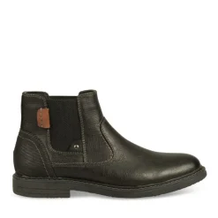 Bottines Chelsea NOIR Homme Elastique
